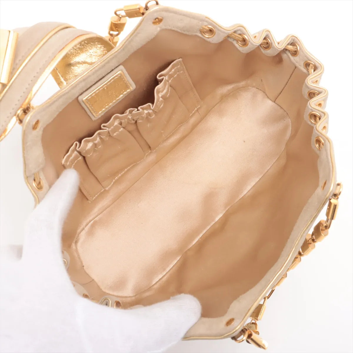 Louis Vuitton Monogram Extraordinary Theda PM Beige