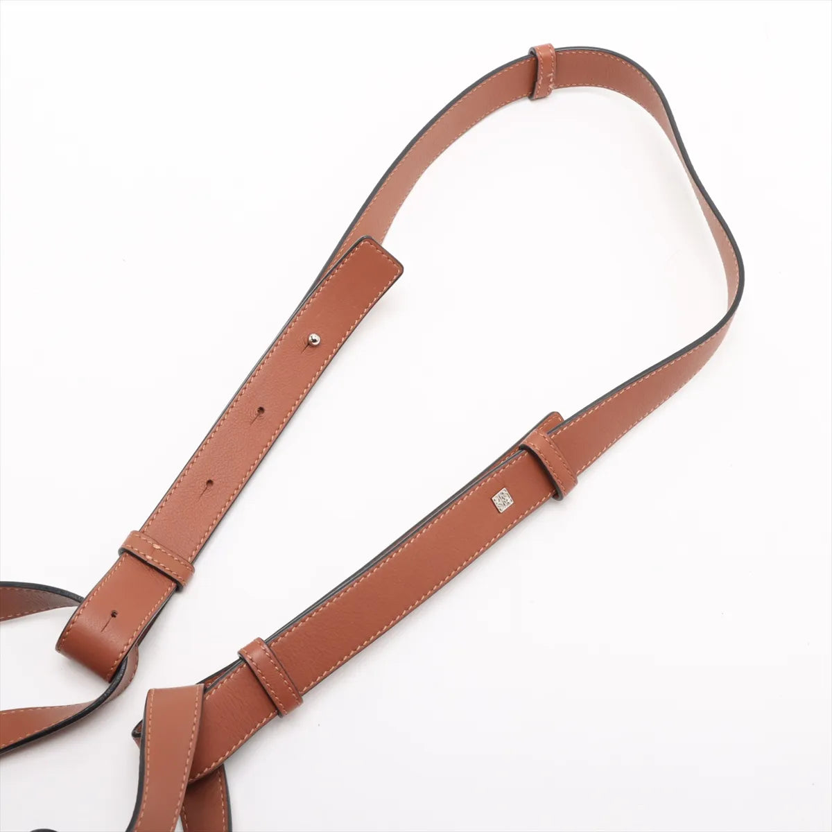 Loewe Hammock Small Leather Two-Way Handbag Brown