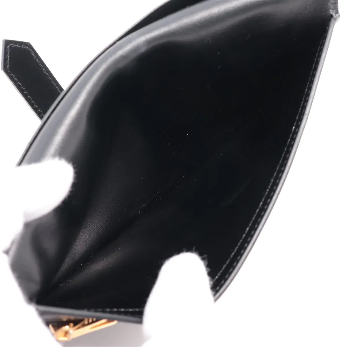 Hermès Bearn Box Calf Long Wallet Black