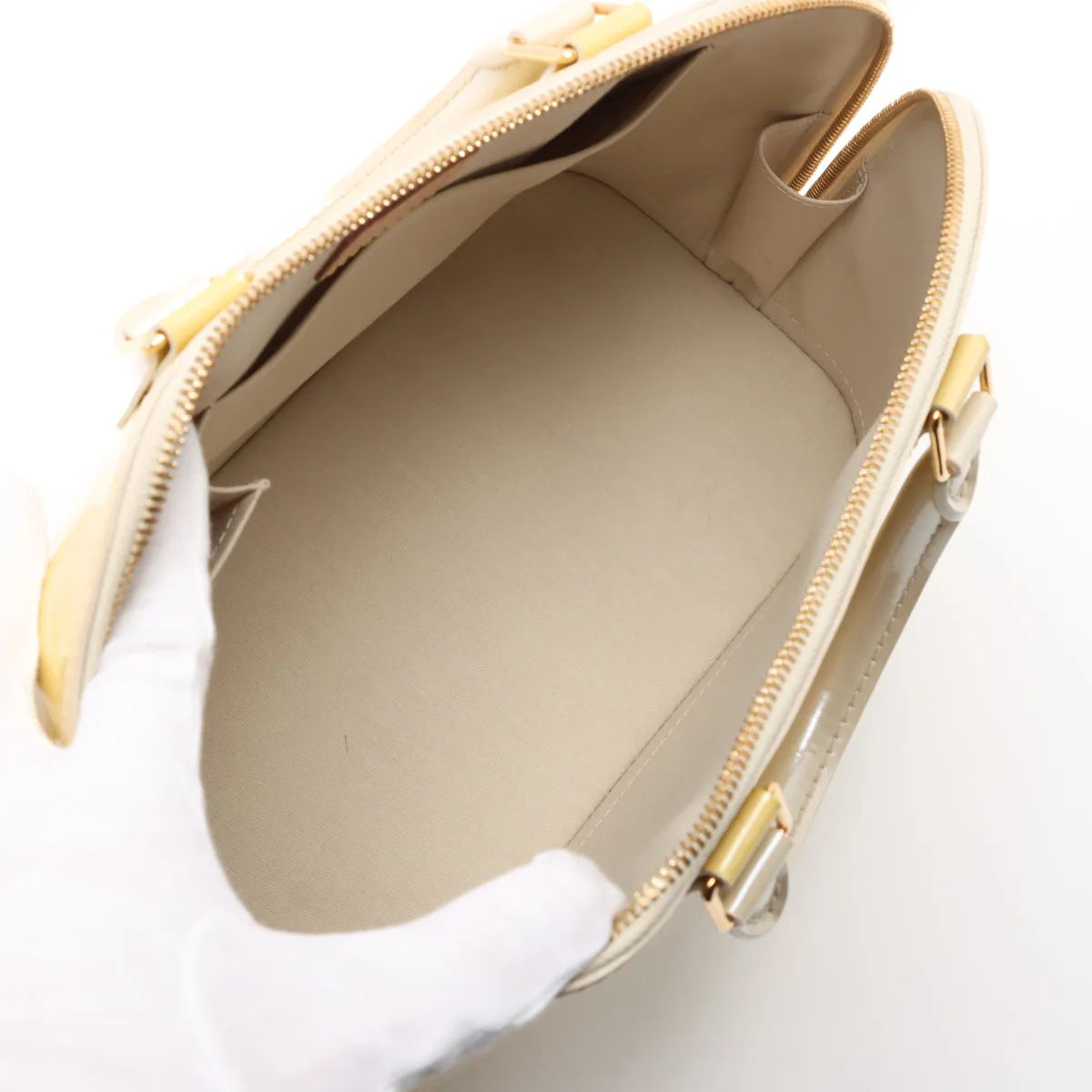 Louis Vuitton Vernis Alma PM Yellow