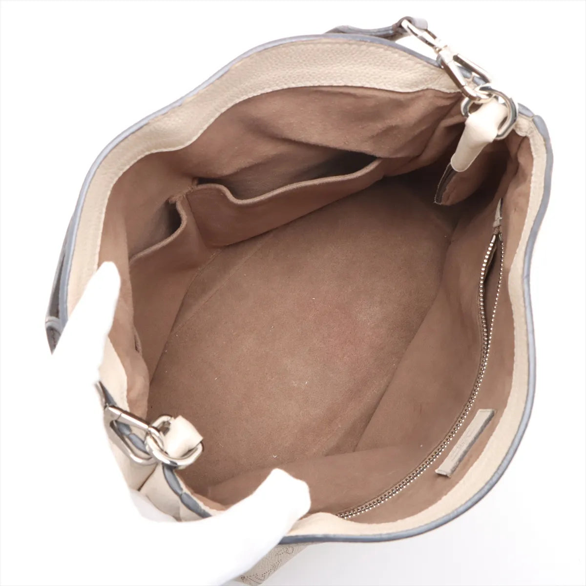 Louis Vuitton Monogram Mahina Babylone PM Beige