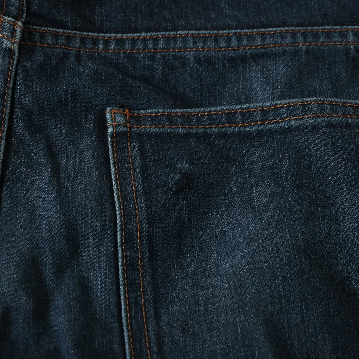 Valentino Cotton Denim Pants Dark Wash Blue