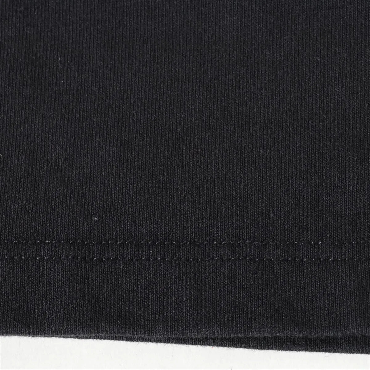 Louis Vuitton "Marque L.Vuitton Deposee" Embroidered Beads Cotton T-shirt Black