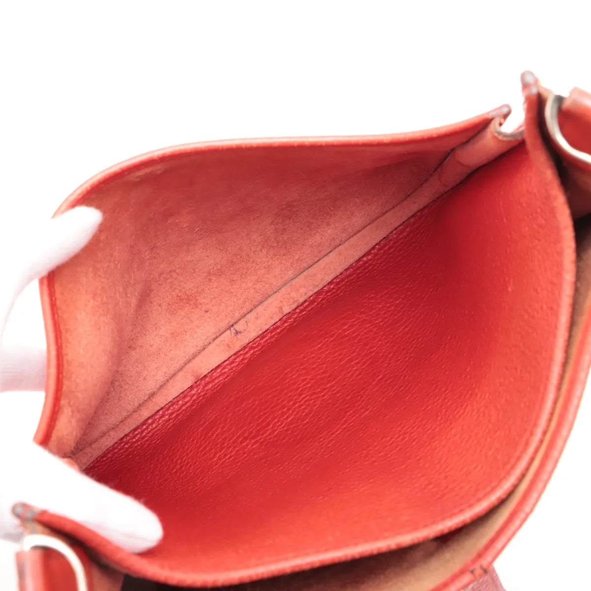 Hermès Evelyn II PM Taurillon Clemence Red