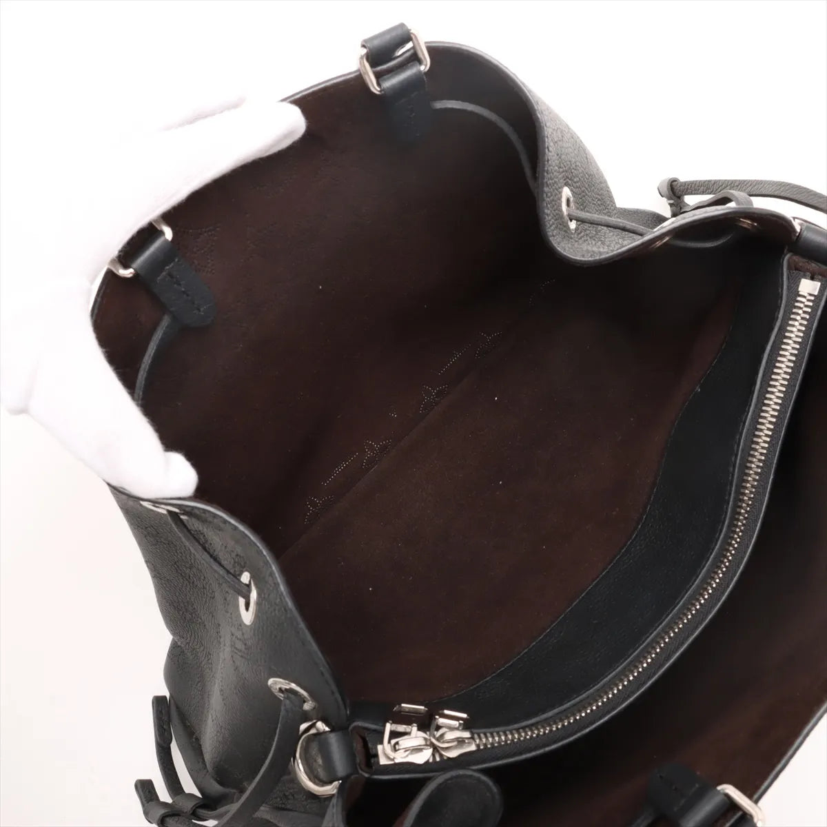 Louis Vuitton Monogram Mahina Bella Tote Bag Black