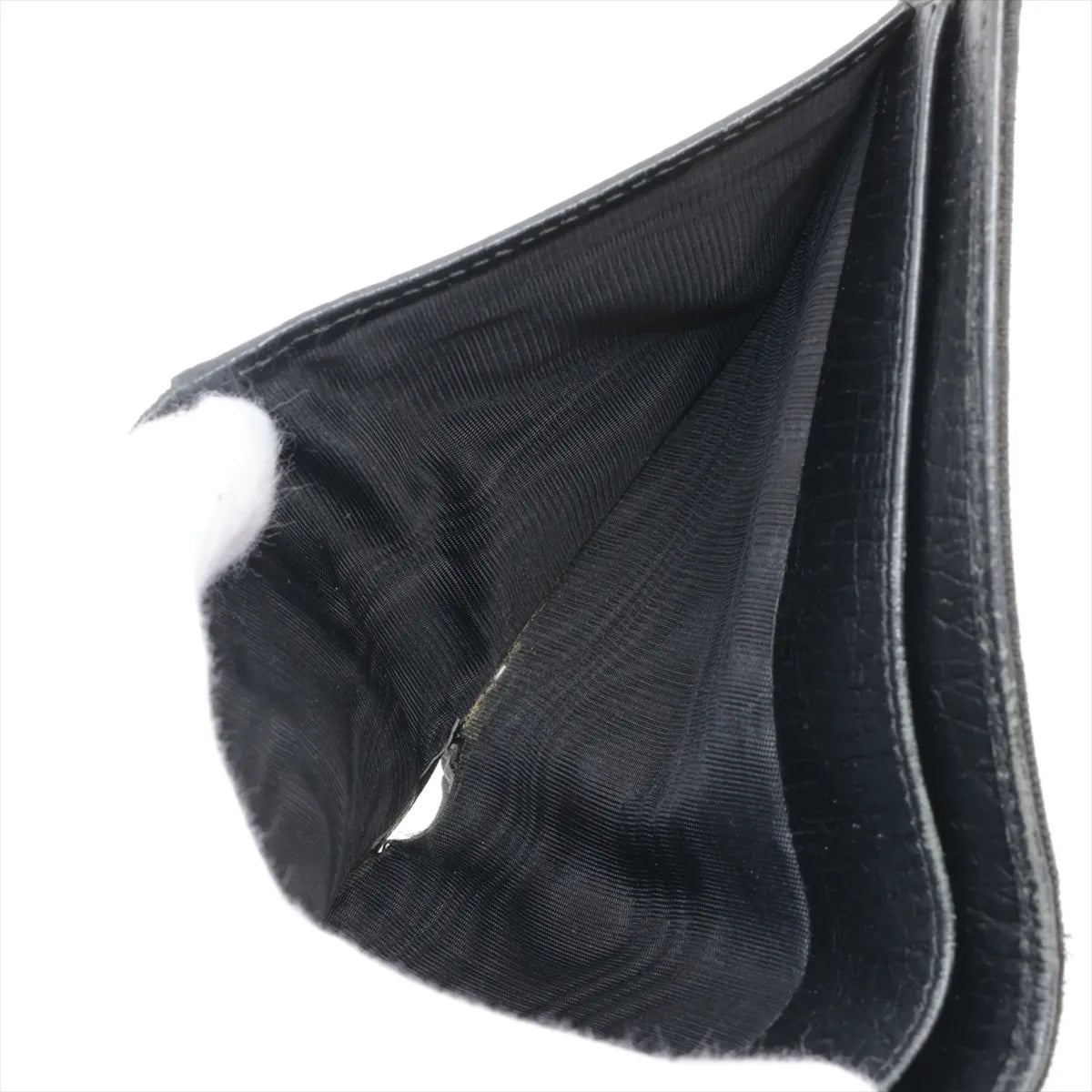 Gucci Guccissima Canvas Horsebit Leather Compact Wallet Black