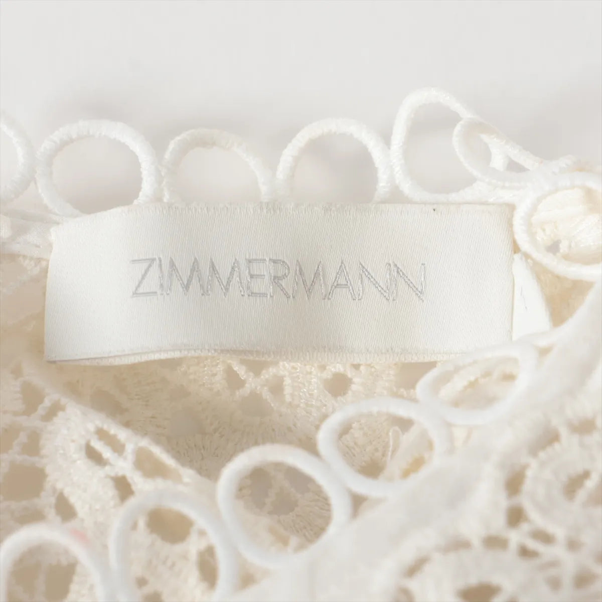 Zimmermann Allia Floral Eyelet Cotton Co-ord Sets White