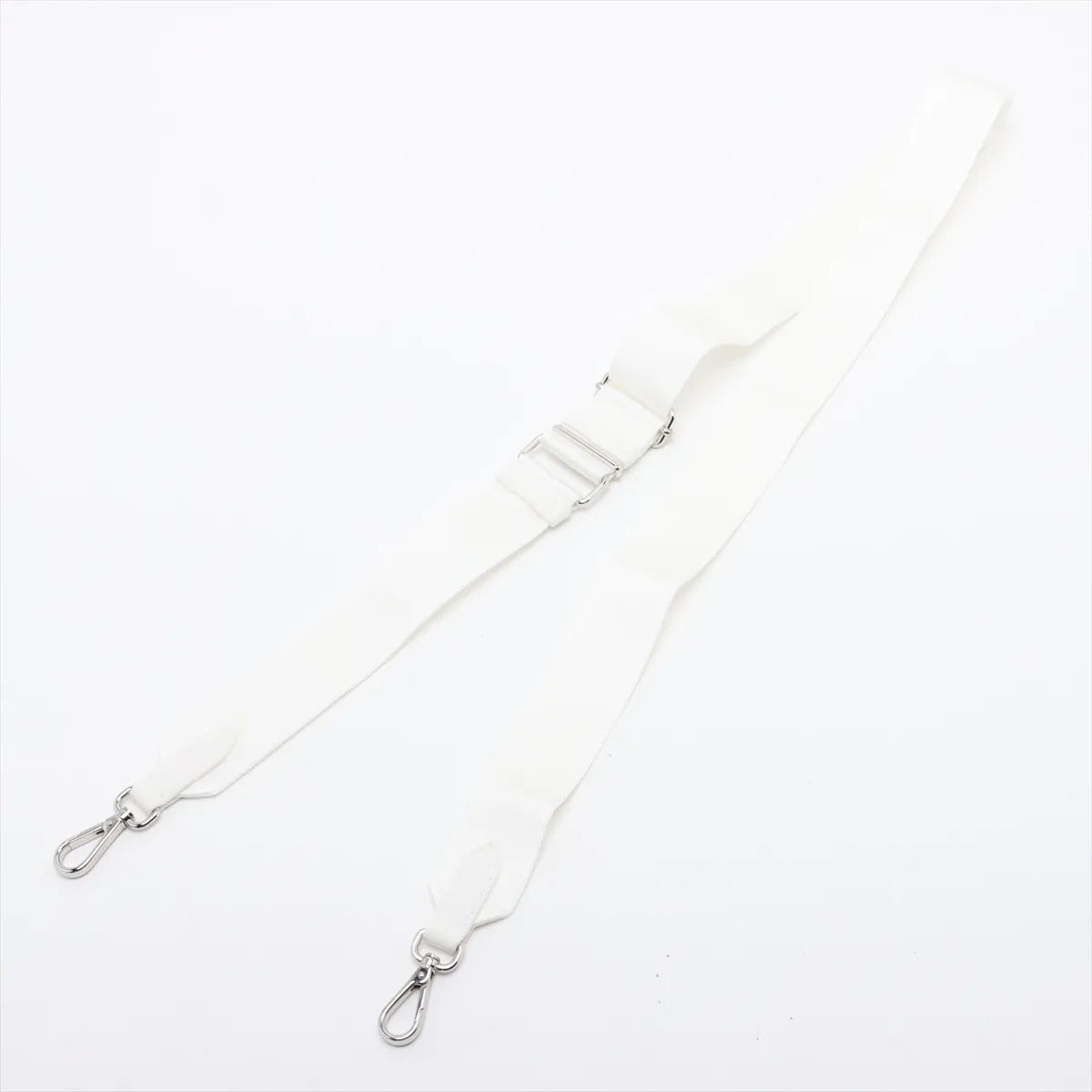 Prada Canapa Black Polka Dot Two-Way Handbag White