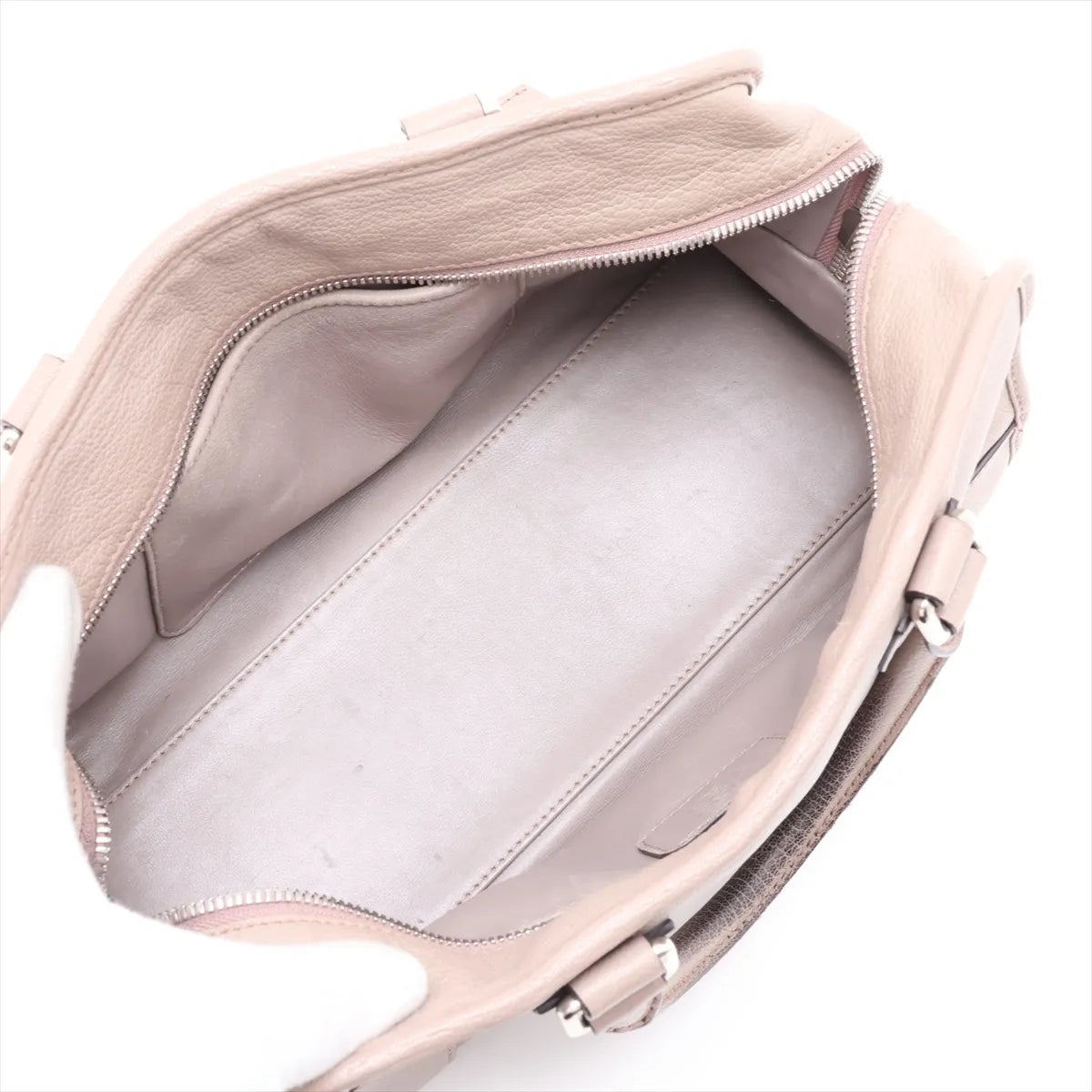 Loewe Amazona 28 Leather Handbag Beige