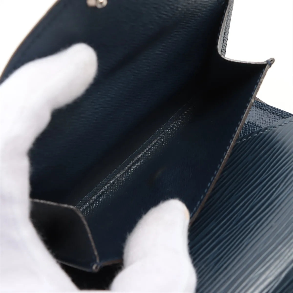 Louis Vuitton Monogram Epi Marie Lou Compact Wallet Blue