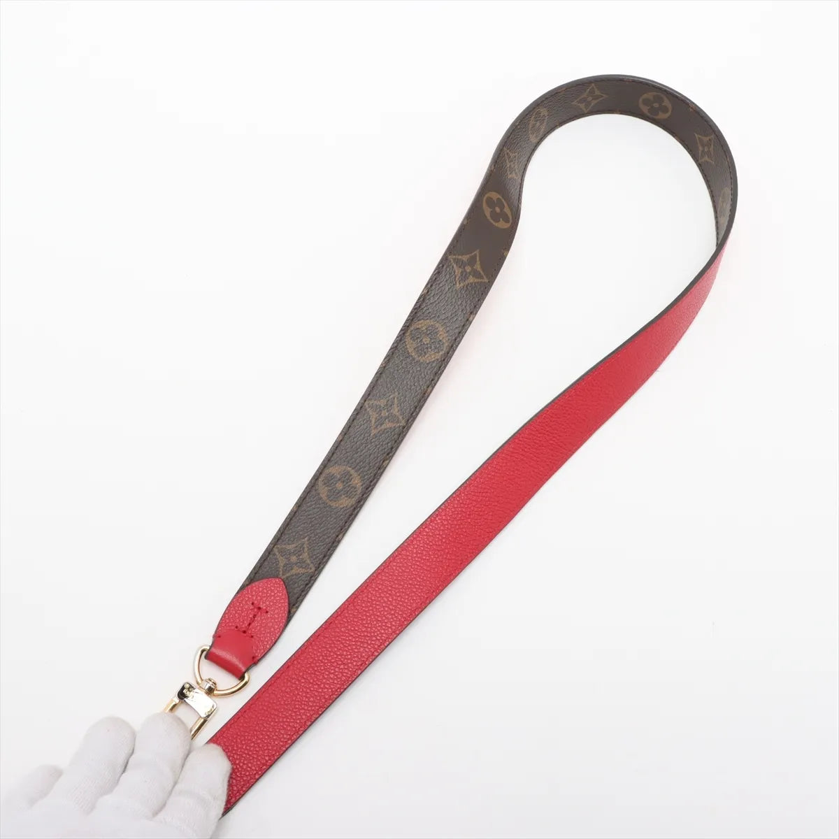 Louis Vuitton Monogram Tournelle PM Brown x Red