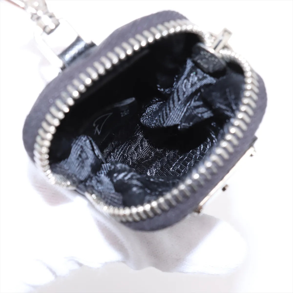 Prada Tessuto Nylon Leather Two-Way Shoulder Bag Black