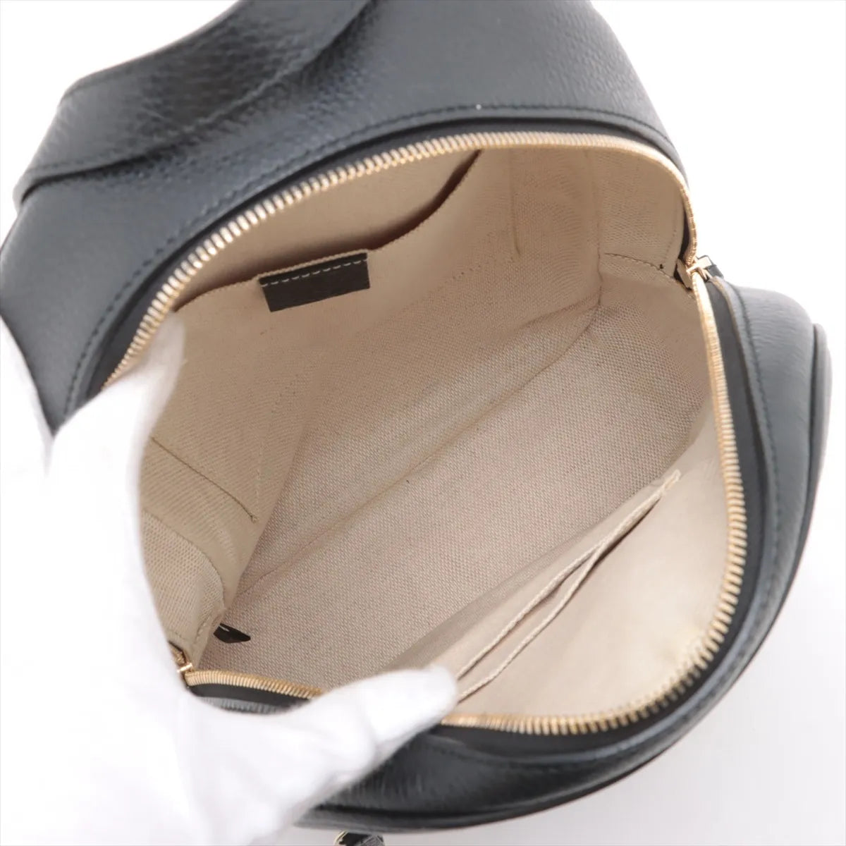 Gucci Soho Leather Backpack Black