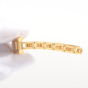 Gucci Rectangular Champagne Dial Link Gold