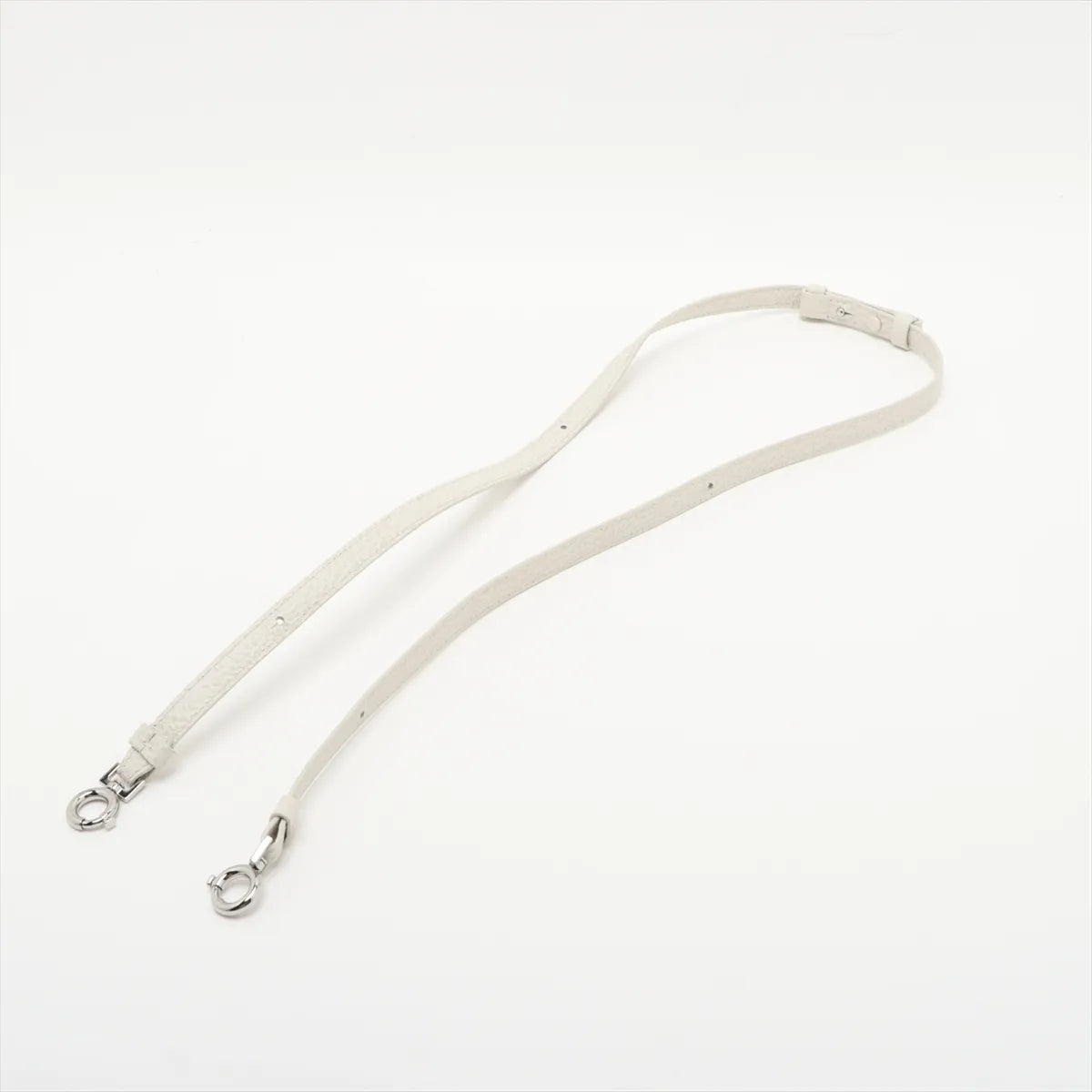 Maison Margiela 5AC Leather Canvas Two-Way Handbag White