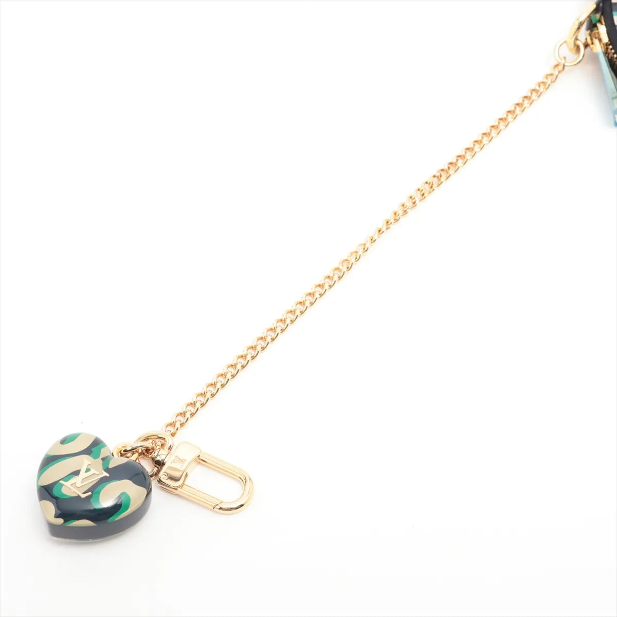 Louis Vuitton Vernis Leopard Heart Coin Purse Black