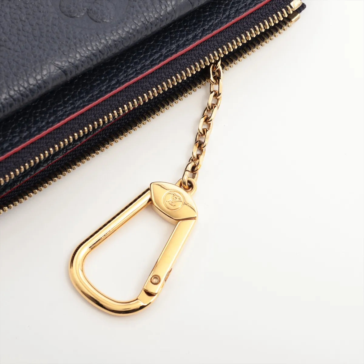 Louis Vuitton Monogram Empreinte Recto Verso Card Holder Marine Rouge