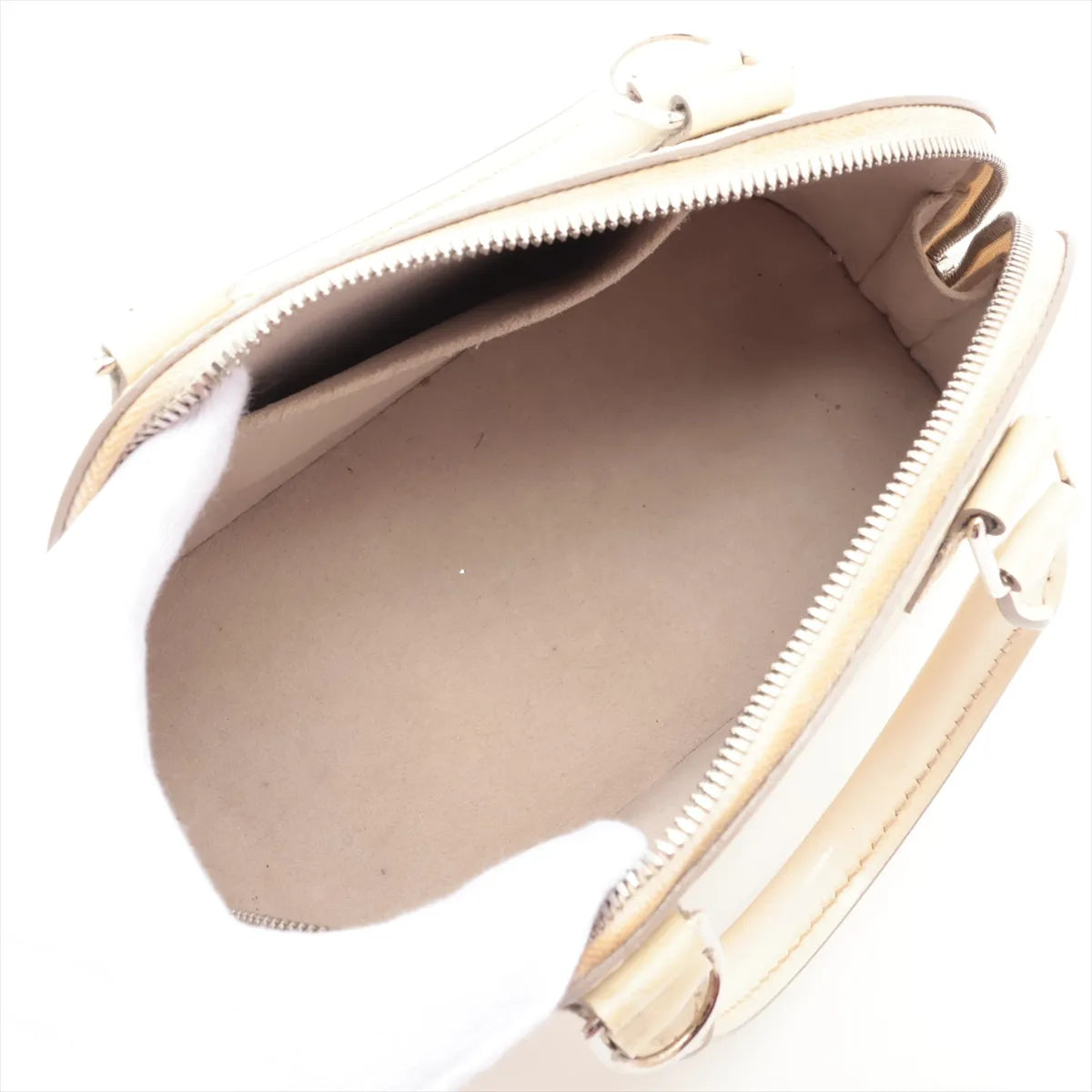 Louis Vuitton Epi Alma BB White