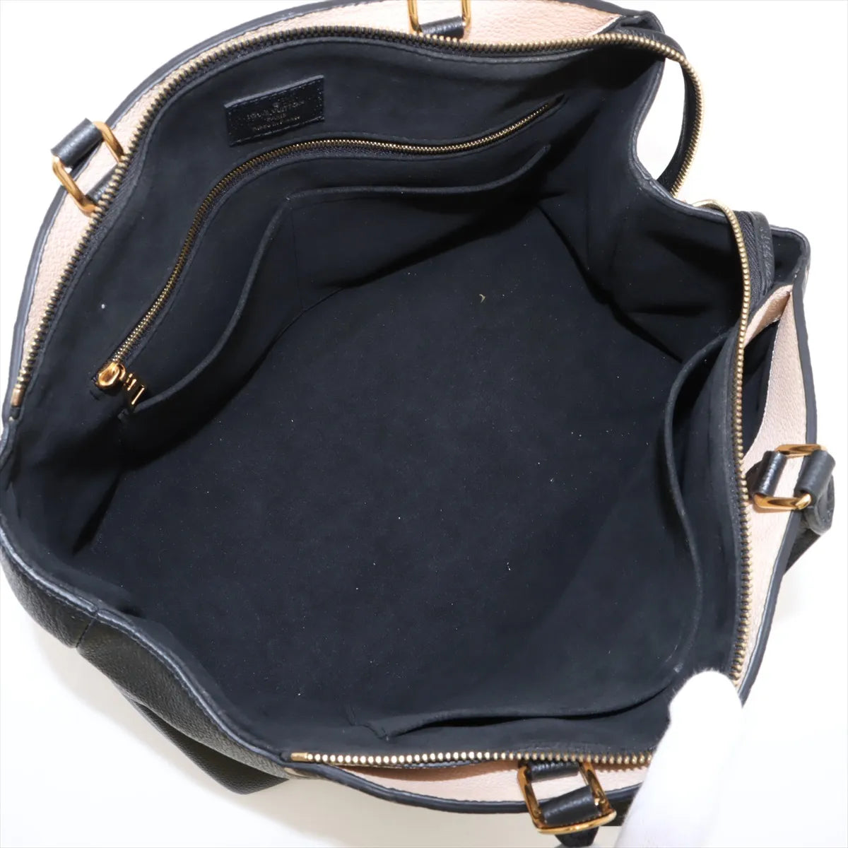 Louis Vuitton Monogram Empreinte Bicolor Grand Palais MM Black x Creme