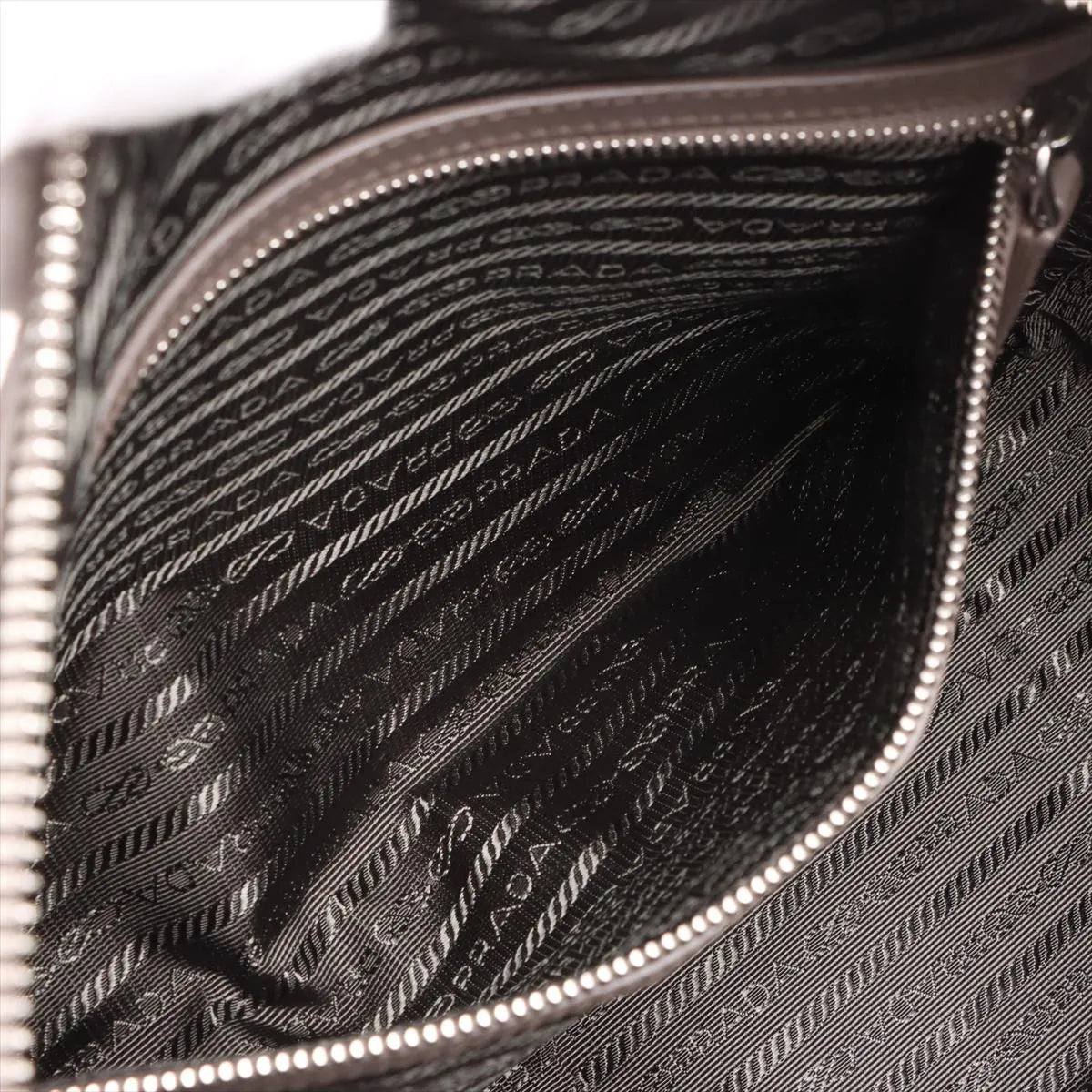 Prada Vitello Daino Leather Shoulder Bag Greige