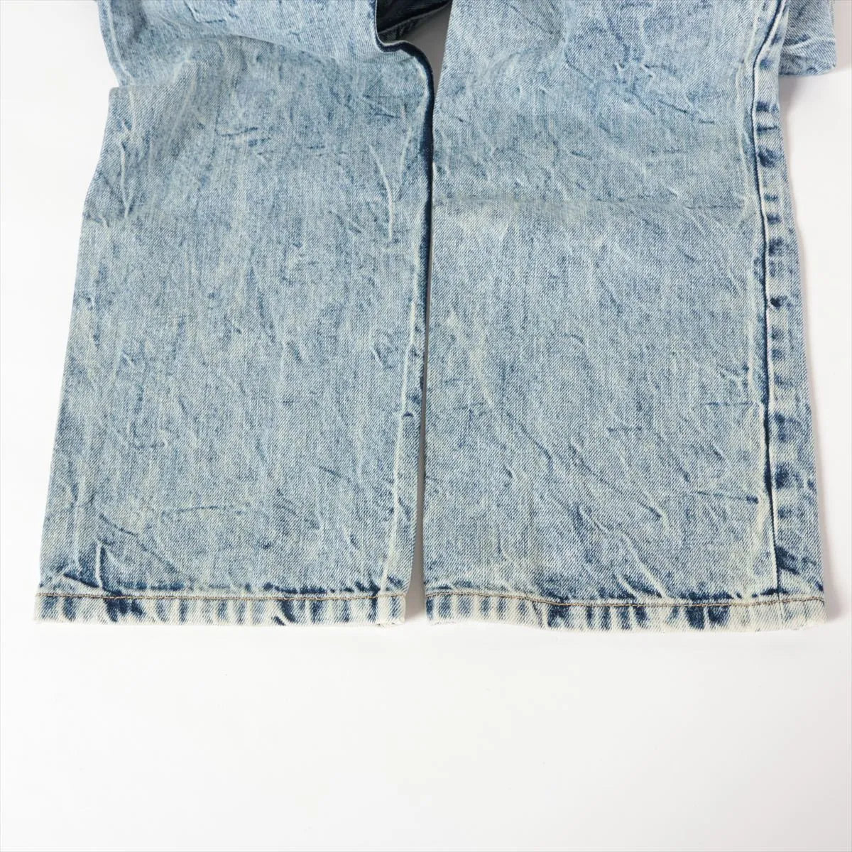 Balenciaga Cotton Denim Pants Blue