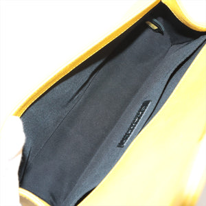 Luxury Chanel Boy Matelasse Lambskin Chain Shoulder Bag Yellow