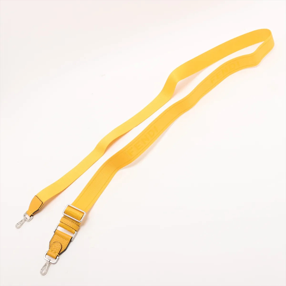 Fendi Peekaboo ISeeU Leather Two-Way Handbag Yellow