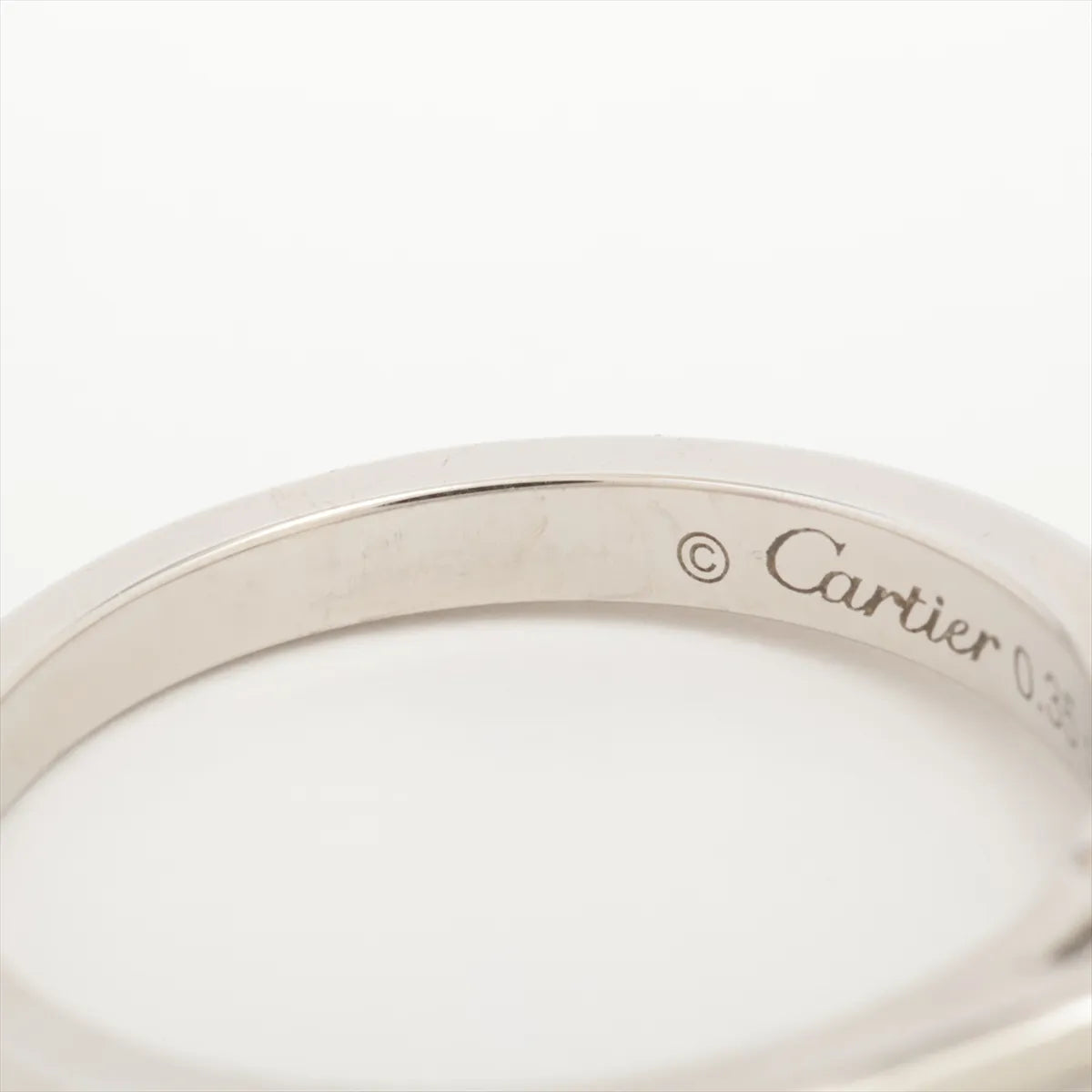 Cartier Solitaire 1895 Diamond Ring Platinum