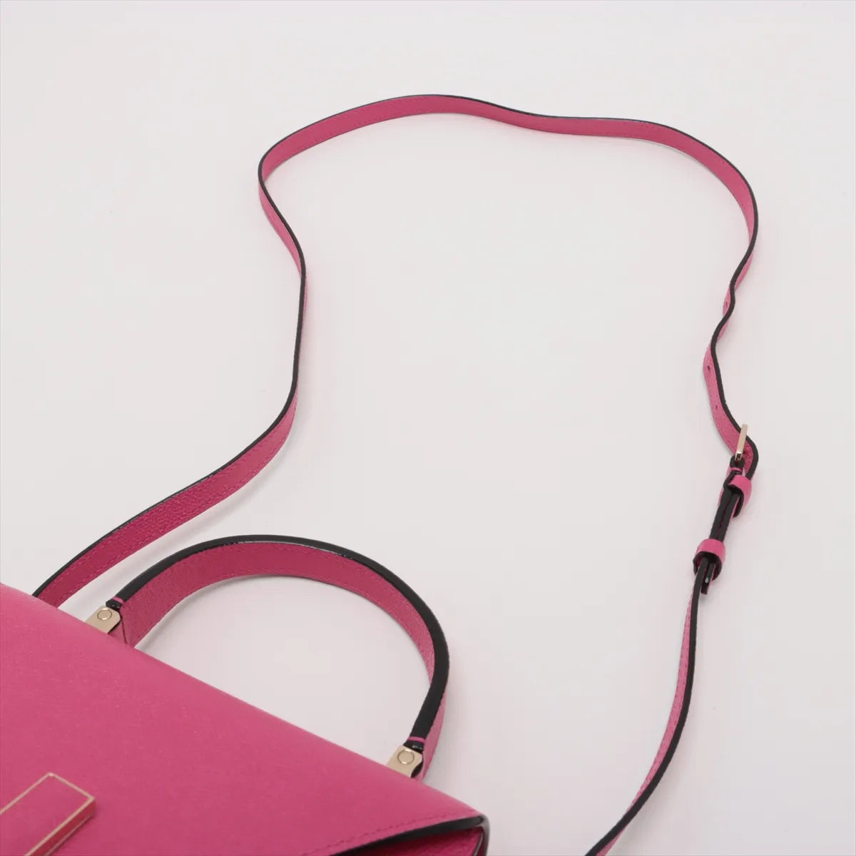Valextra Iside Top Handle Mini Bag Pink