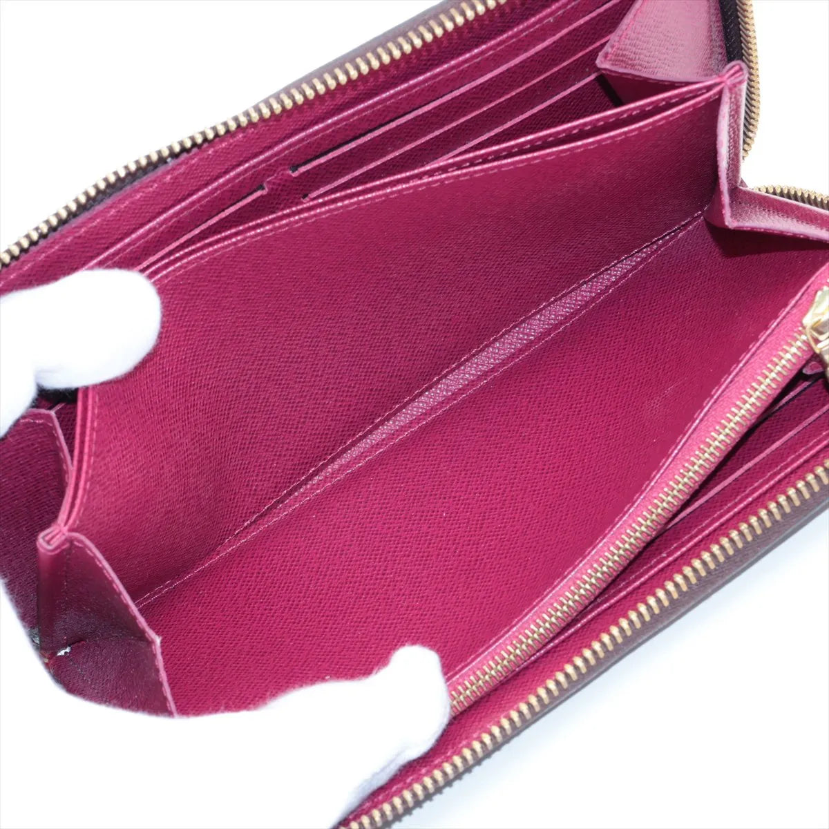 Louis Vuitton Monogram Zippy Wallet Fuchsia