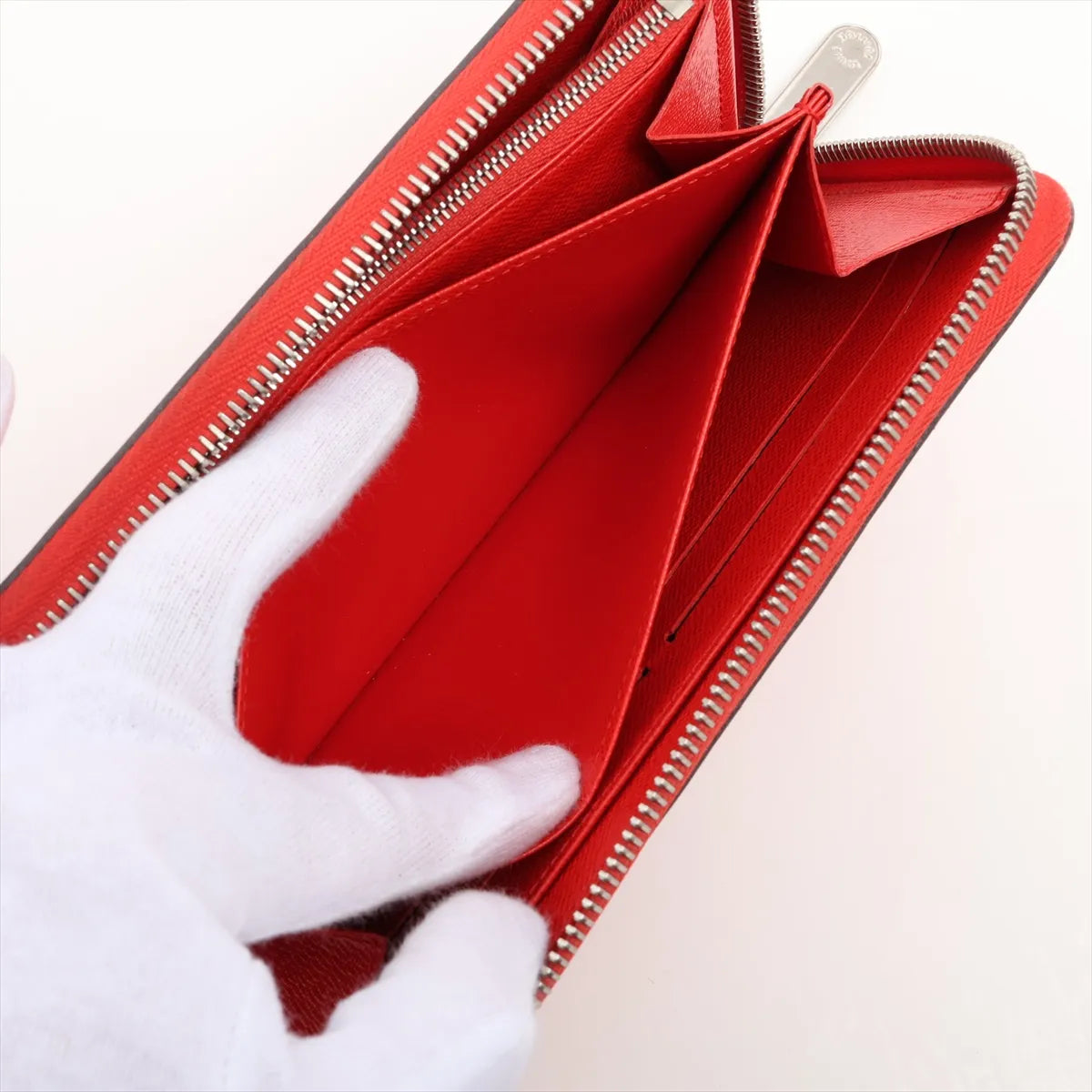 Louis Vuitton Epi Zippy Wallet Piment