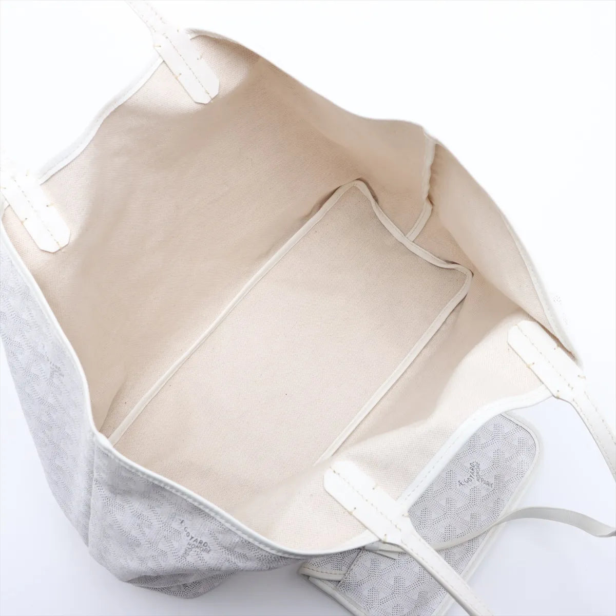 Goyard Saint Louis PM Tote Bag White