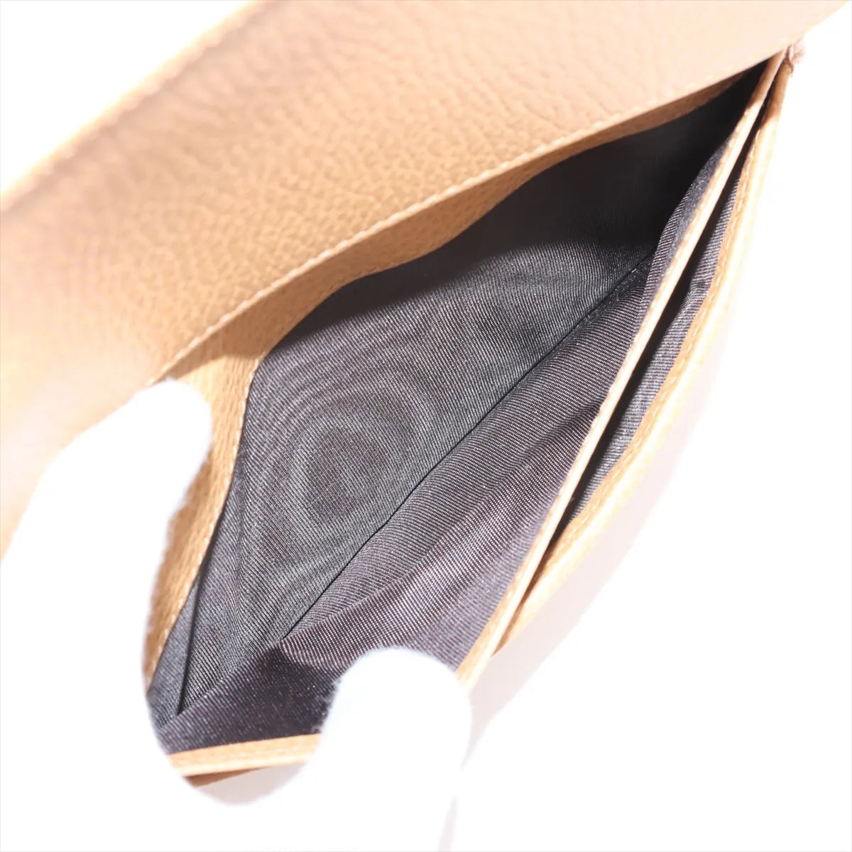 Gucci GG Logo Sukey Leather Long Wallet Light Brown