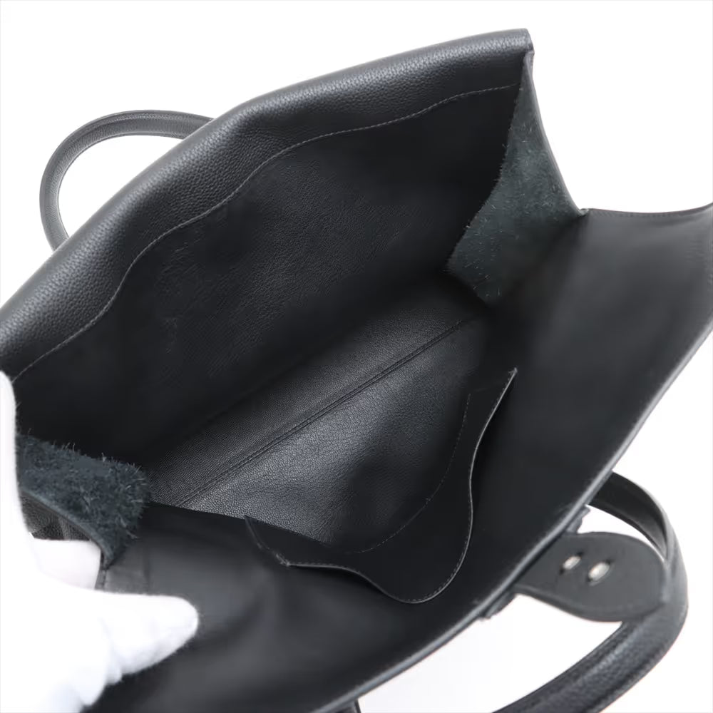 Hermès Sac A Depeche Light 36 Togo Black