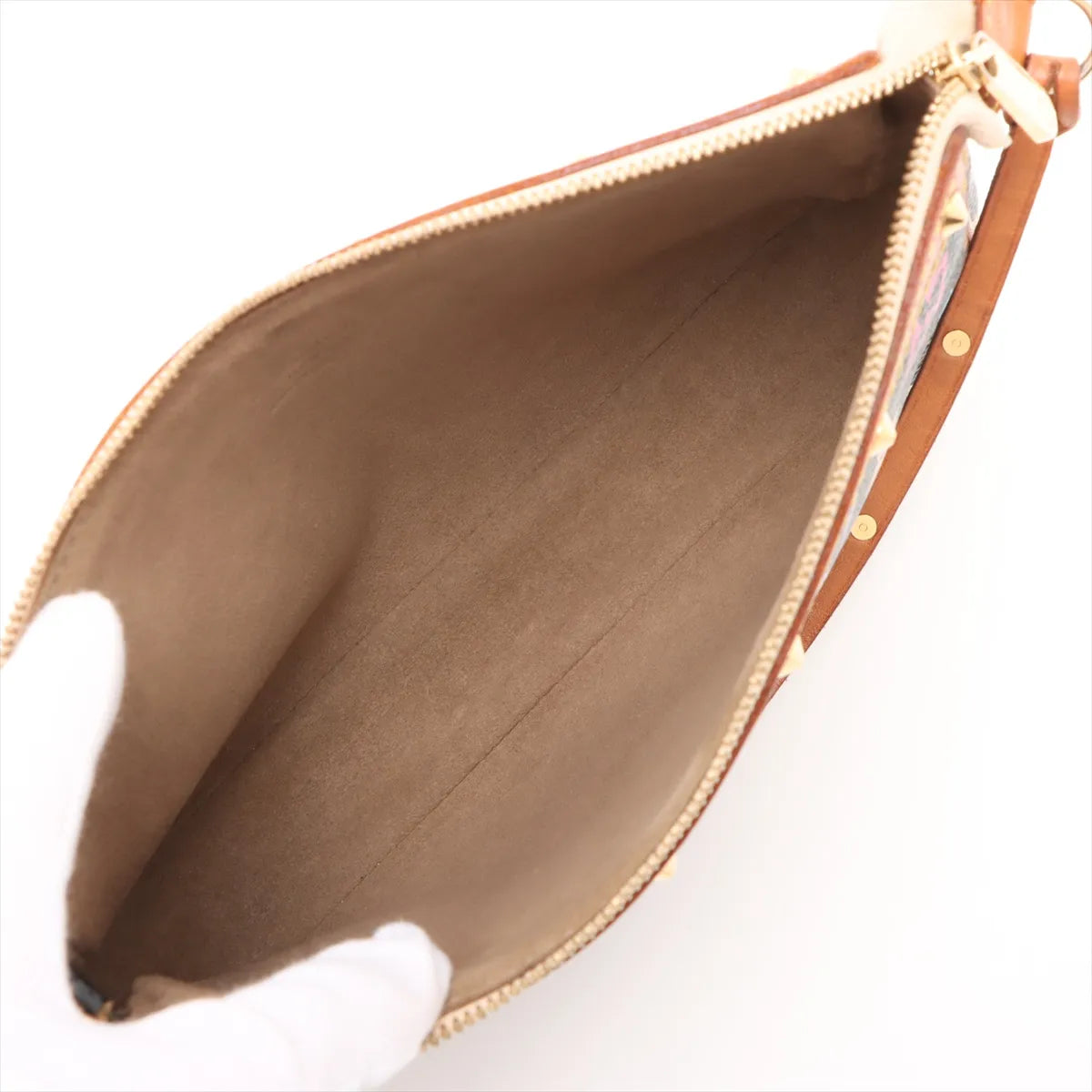 Louis Vuitton Monogram Multicolor Pochette Accessories Black