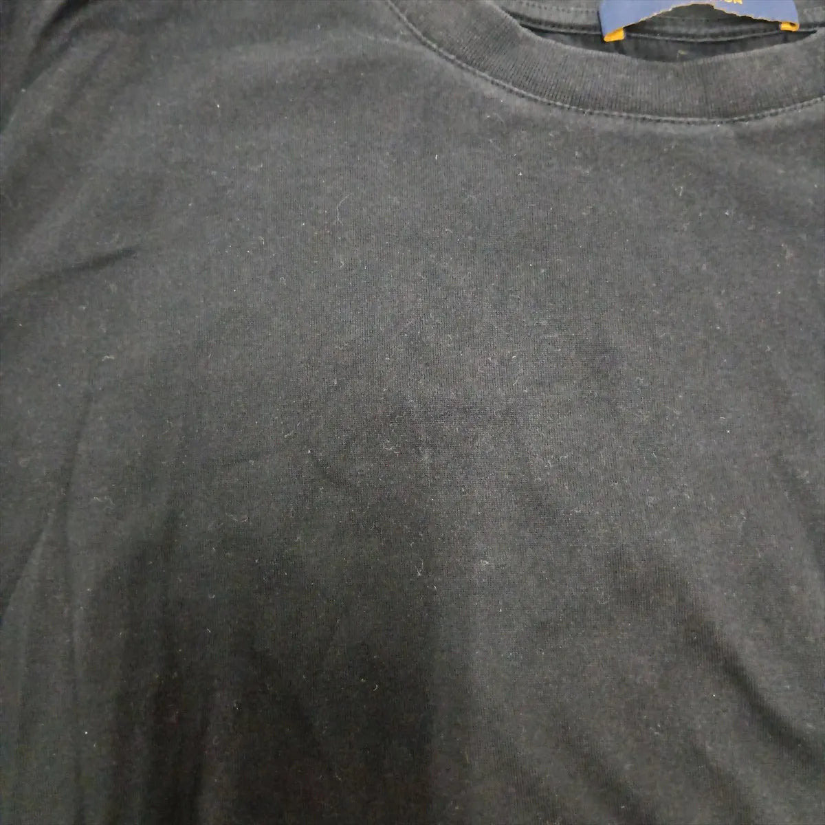 Louis Vuitton LV Round Logo Cotton T-shirt Black