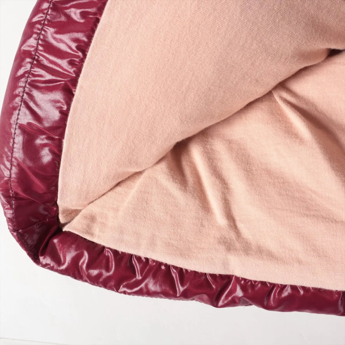 Moncler Childrens Nylon Down Jacket Red