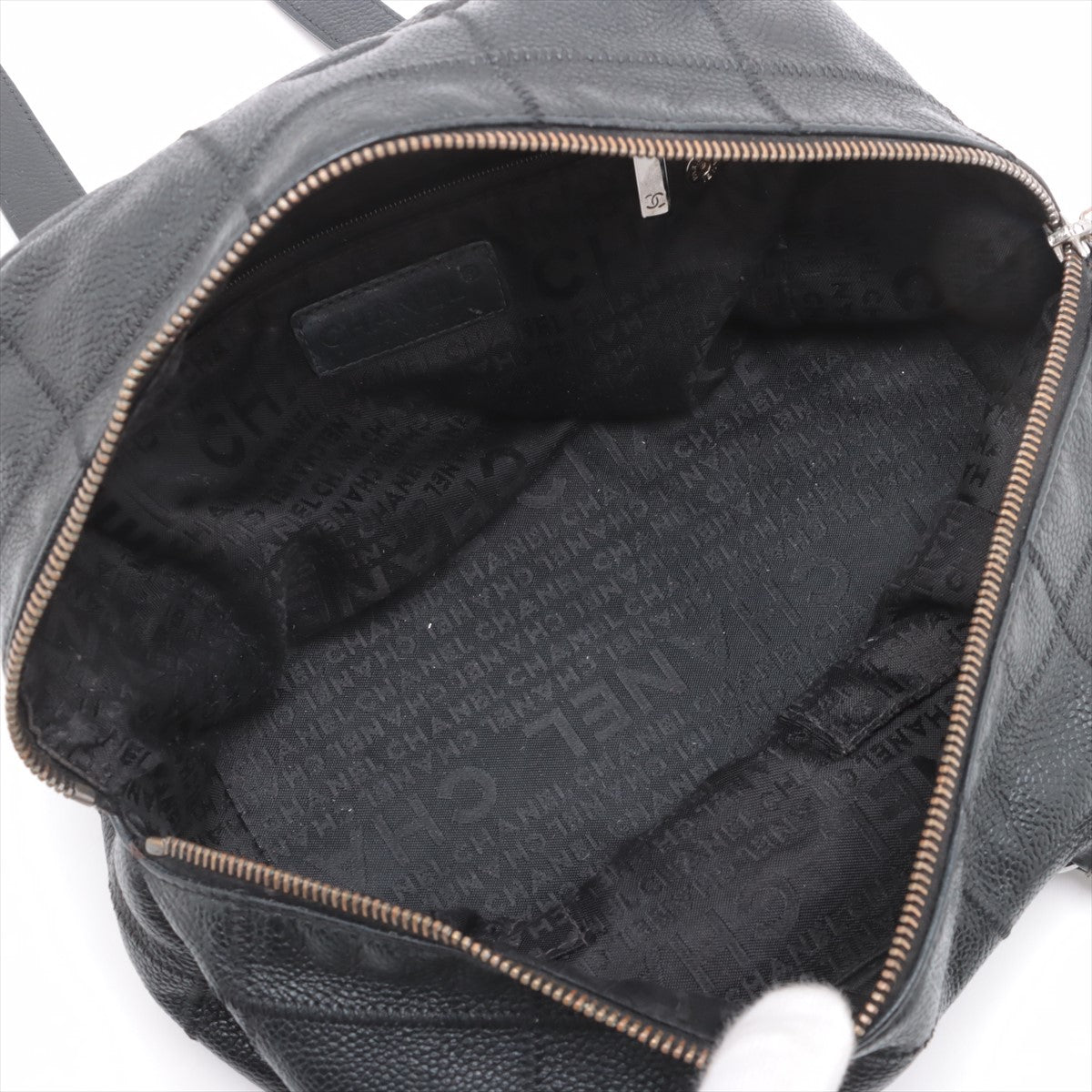Chanel Chocolate Bar Soft Caviar Skin Shoulder Bag Black *  PREORDER *
