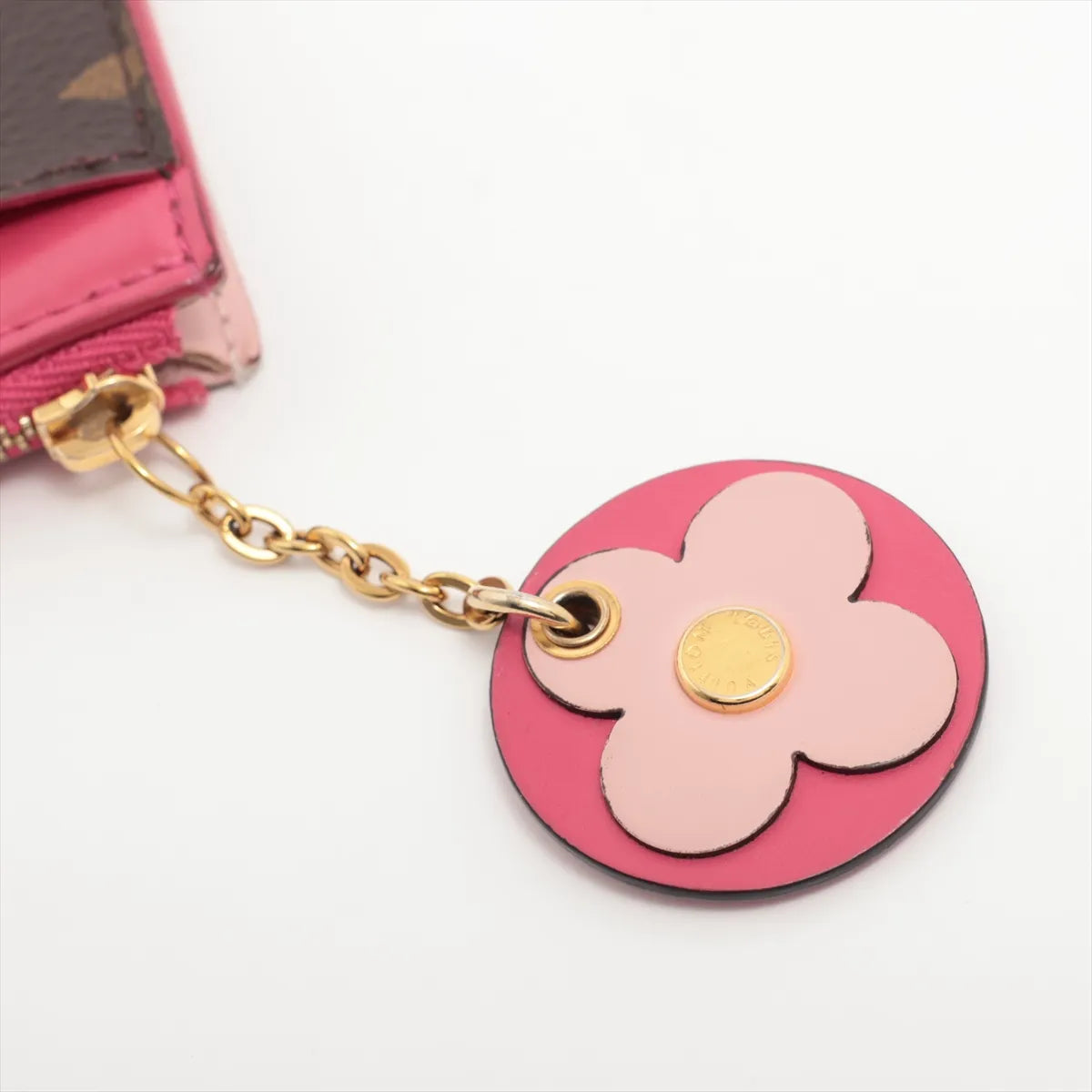 Louis Vuitton Monogram Flower Coin Purse Fuchsia