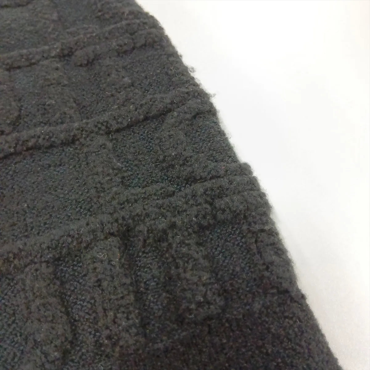 Louis Vuitton Wool Nylon Knit Skirt Black