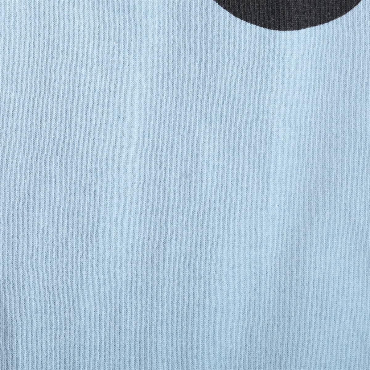 Celine Logo Cotton T-shirt Light Blue