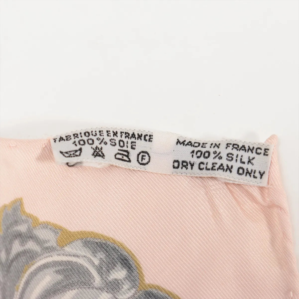 Hermes Carre 90 Les Cles Keys Silk Scarf Pink