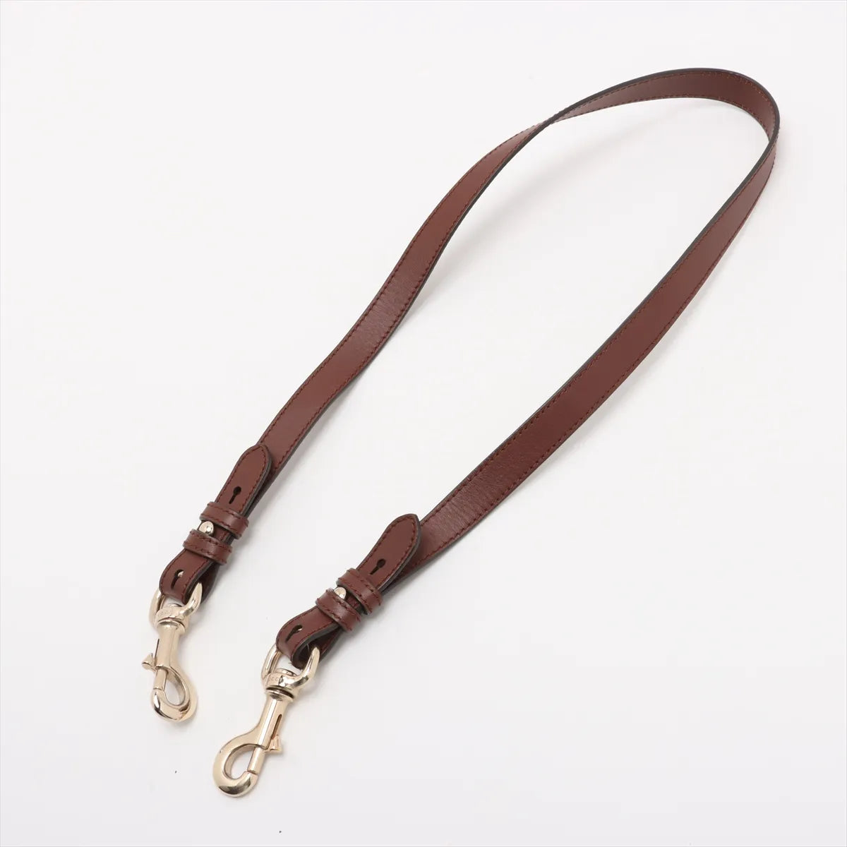 Gucci GG Logo Denim Leather Two-Way Shoulder Bag Blue x Brown