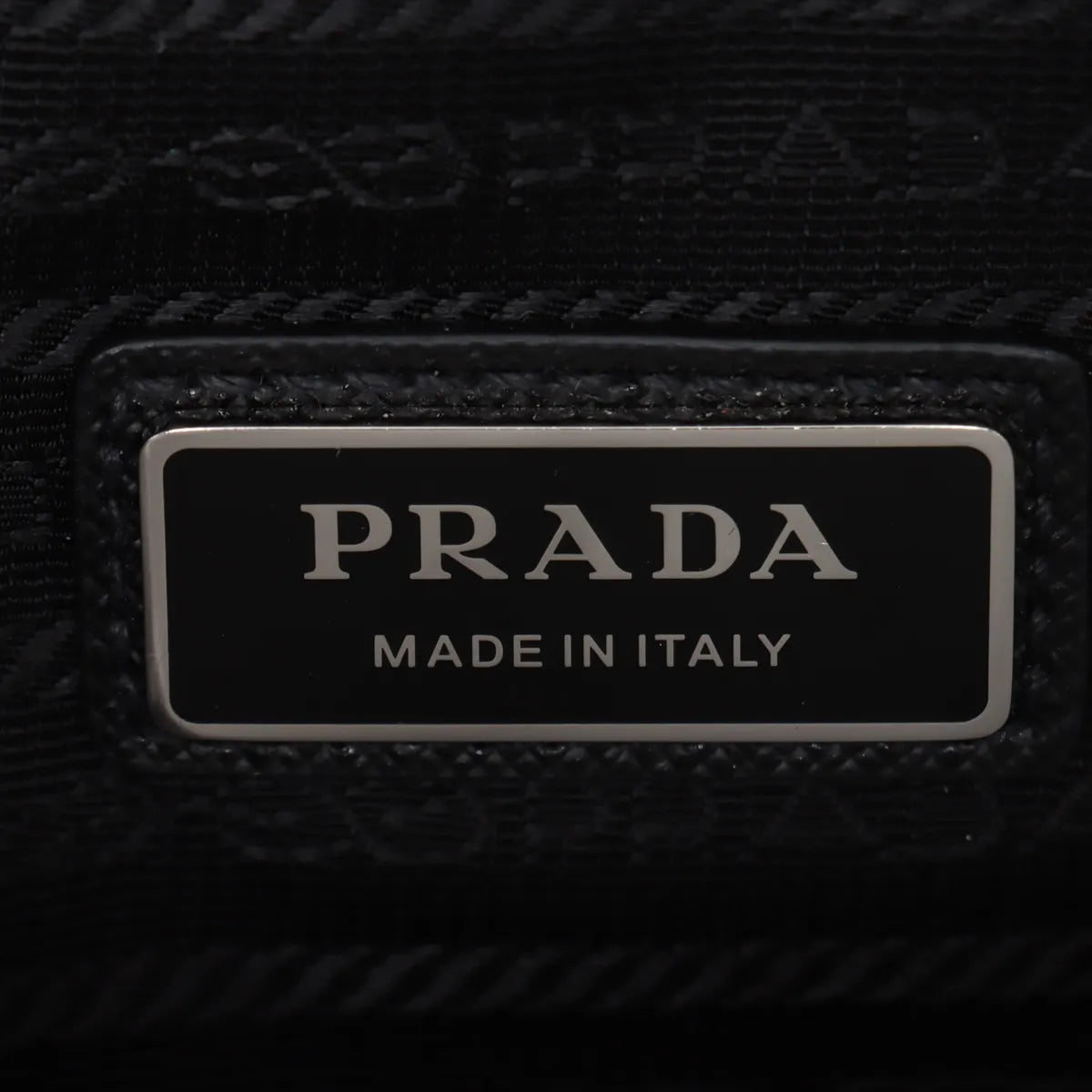 Prada Tessuto Nylon x Leather Bumbag Black