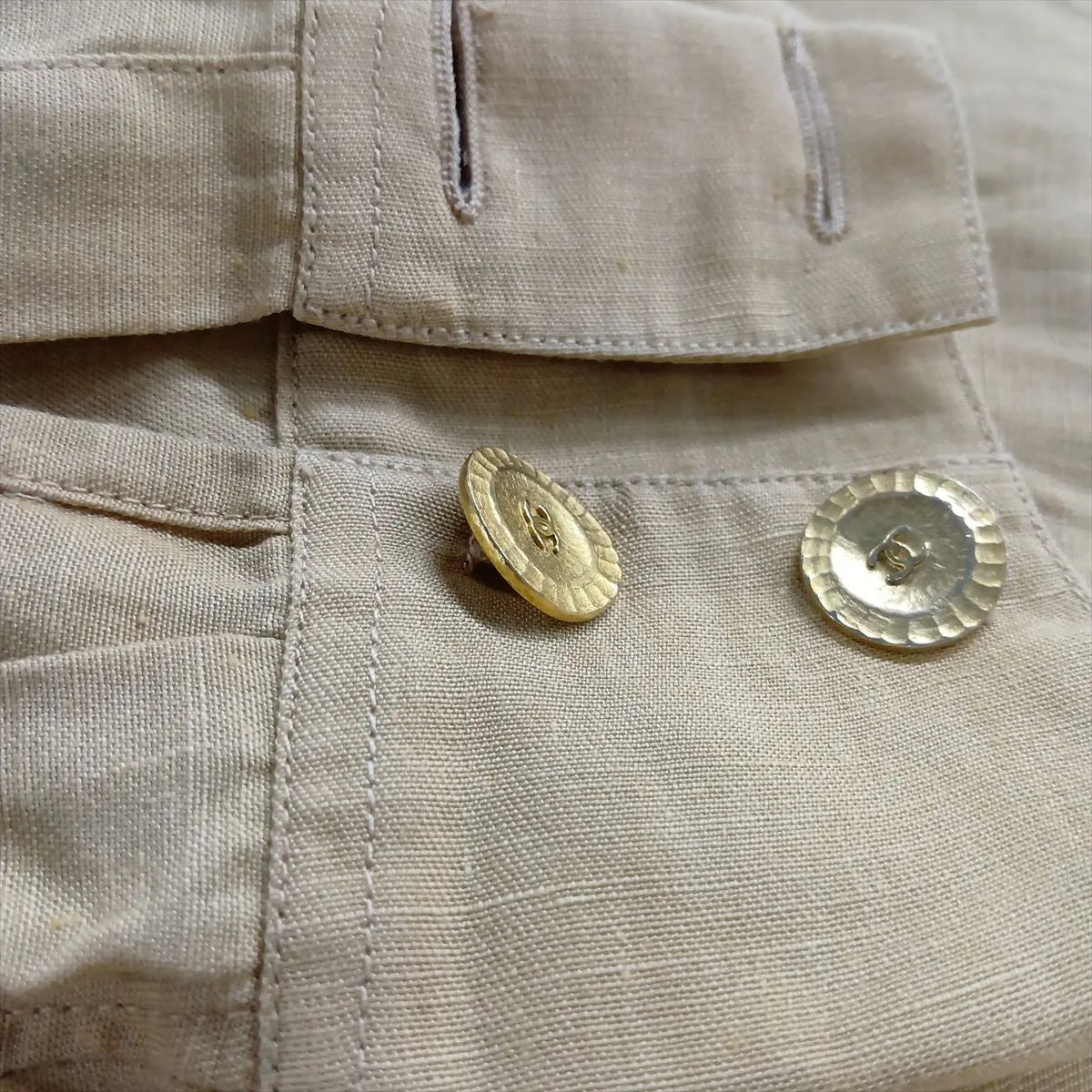 Chanel Tailored Jacket Beige
