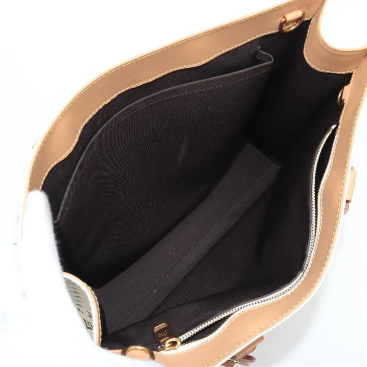 Louis Vuitton Monogram Multicolor Sac Plat Beige