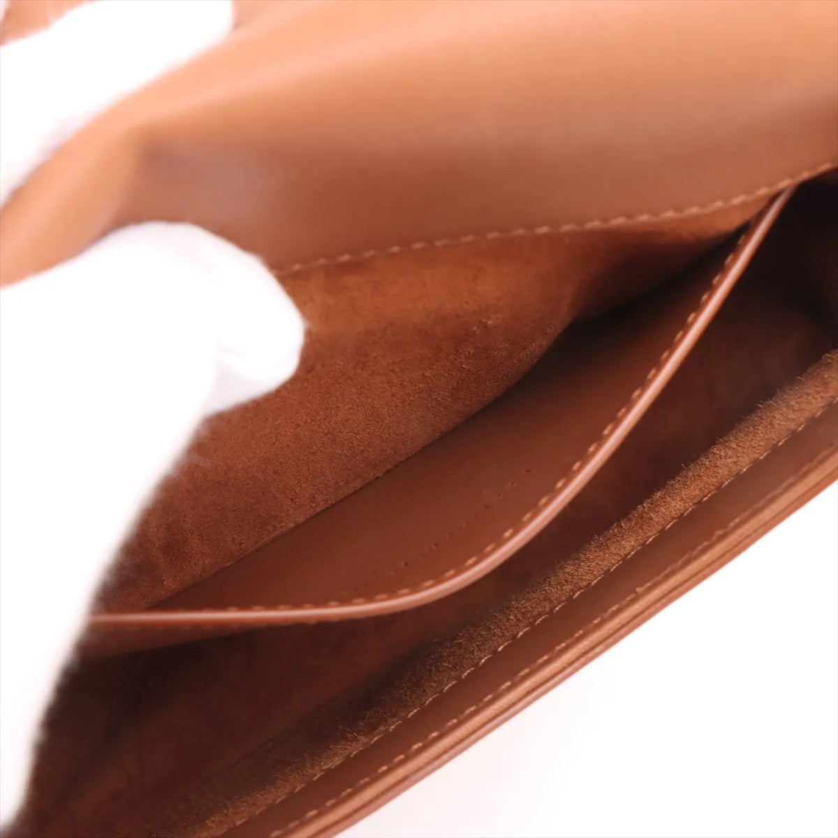 Saint Laurent Paris Voltaire Mini Canvas Leather Shoulder Bag Beige×Brown