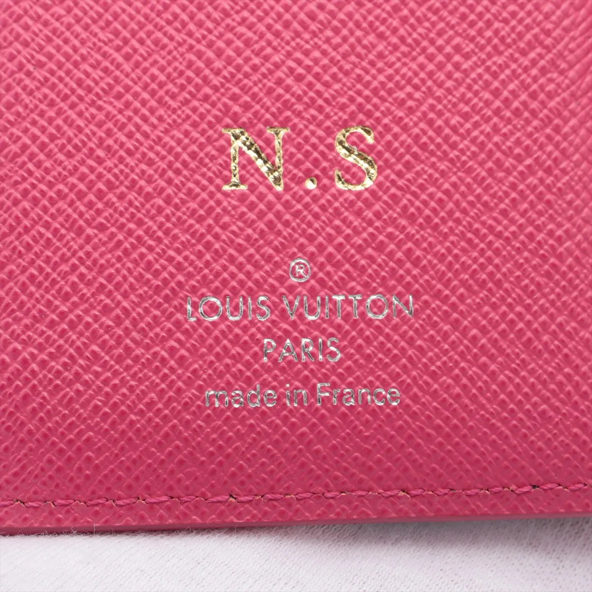 Louis Vuitton Epi Floral Victorine Wallet Black x Pink