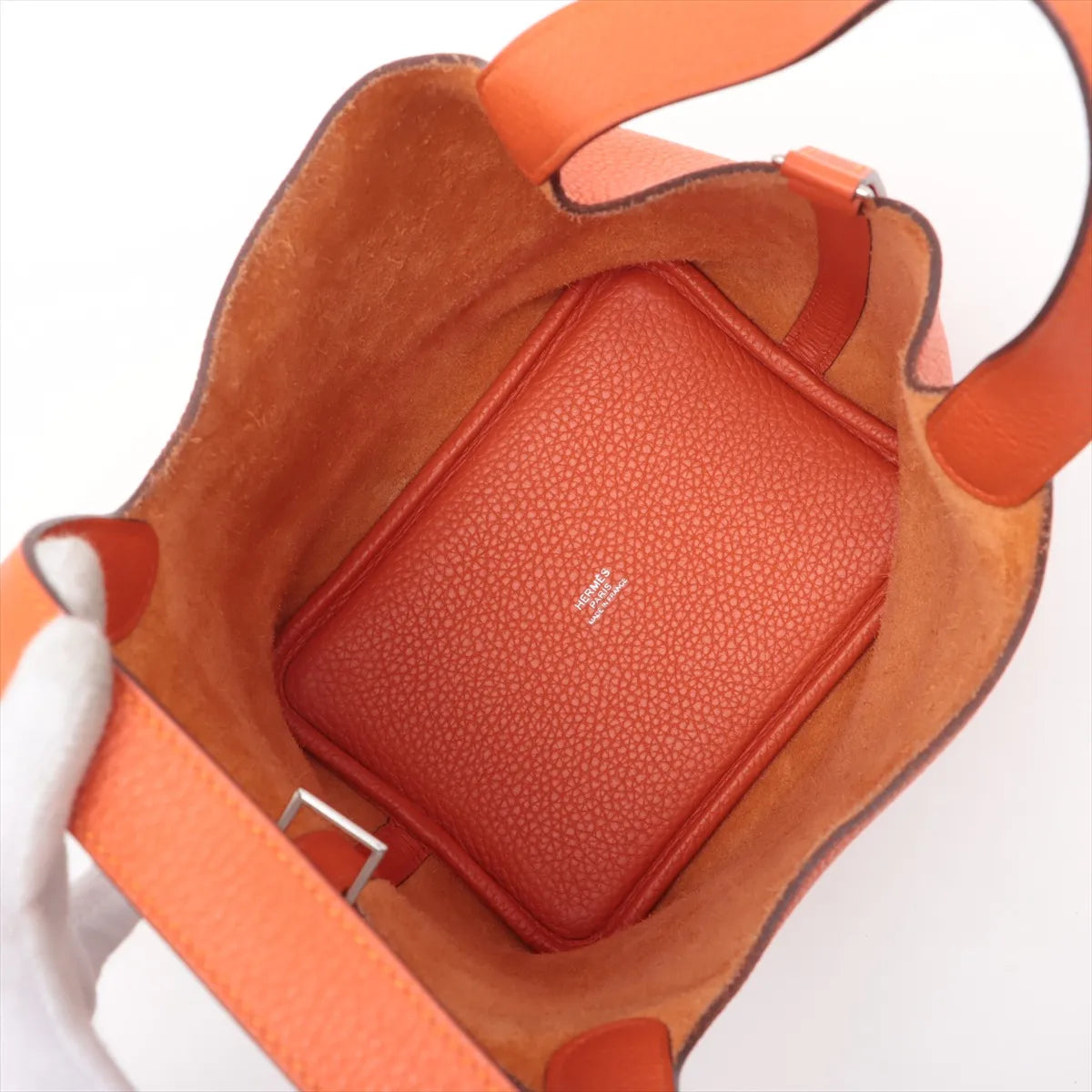 Hermes Picotin Lock 18 PM Taurillon Clemence Orange