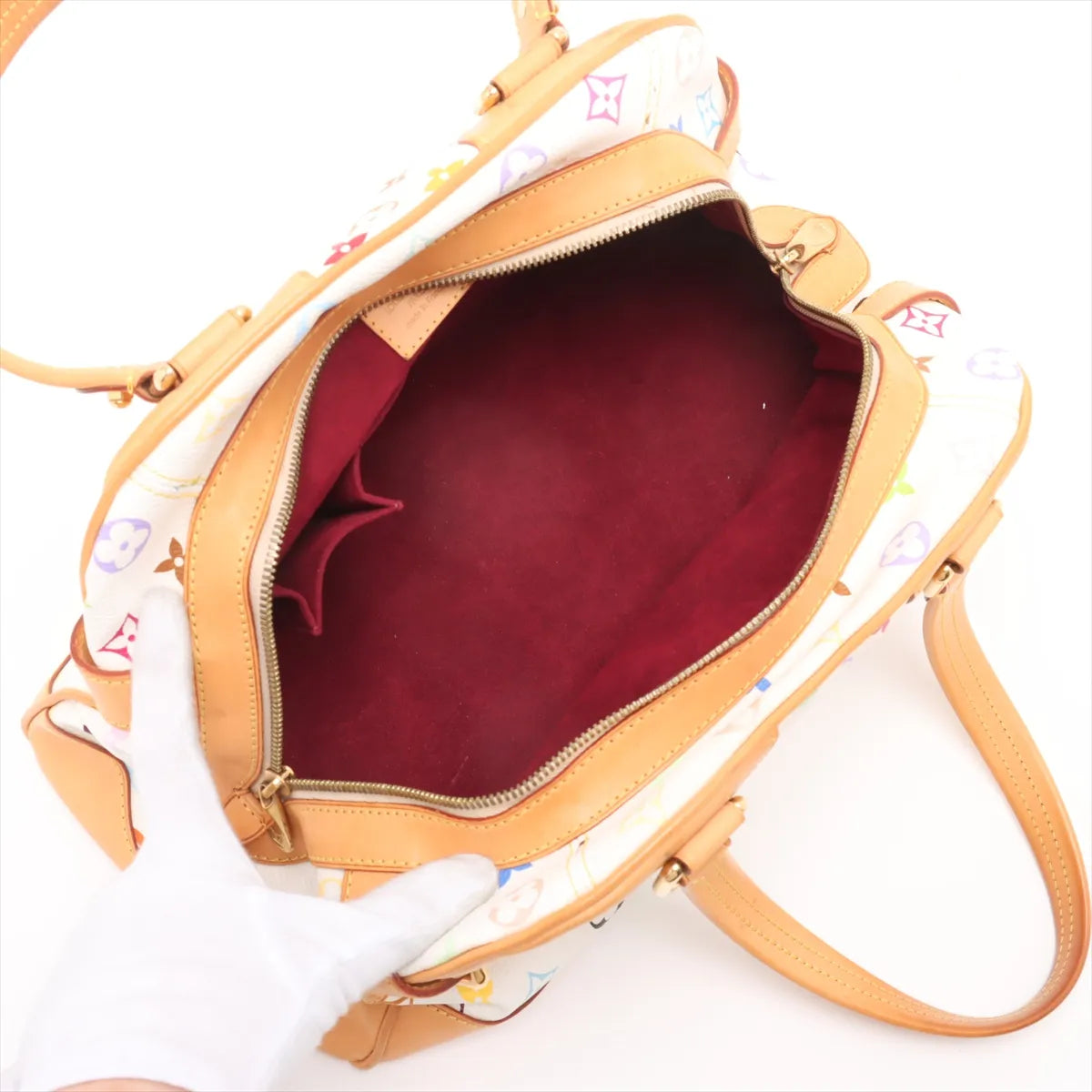 Louis Vuitton Monogram Multicolor Claudia White